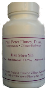 Finney Acupuncture Clinic which is located at 2108 West 75th Street Suite A Prairie Village, KS. 66208 offers Dan-Shen-Yin among other Chinese Herbology Remedies - Acupuncture Near Me